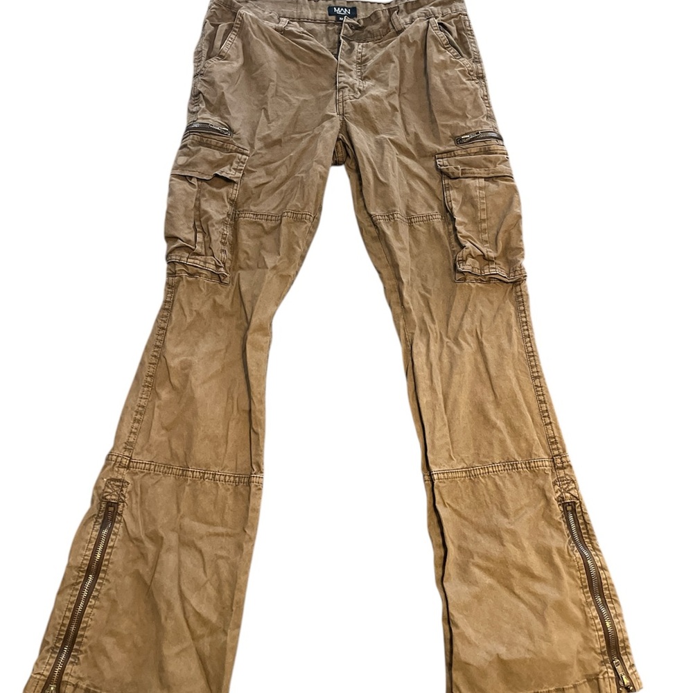 Men's Tan Cargo Pants